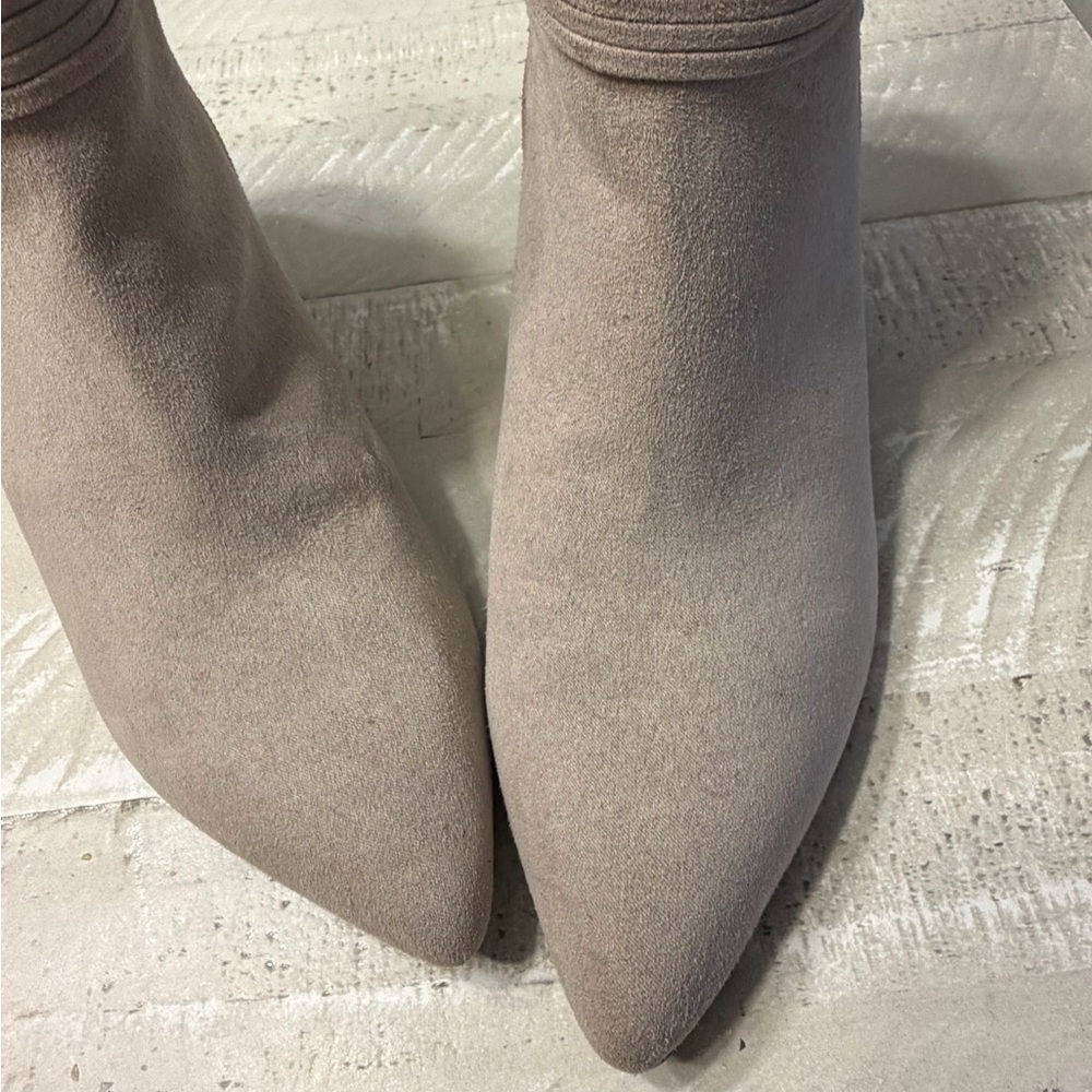 East 5th Sand colored Ankle Heeled Boots - Picture 7 of 9